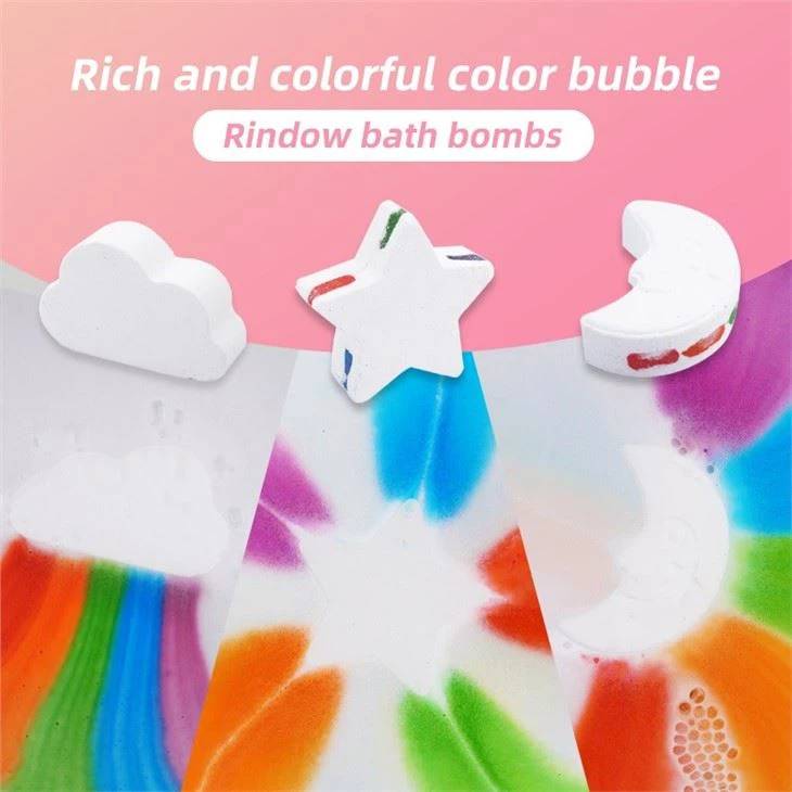Rainbow Bath Bomb Set