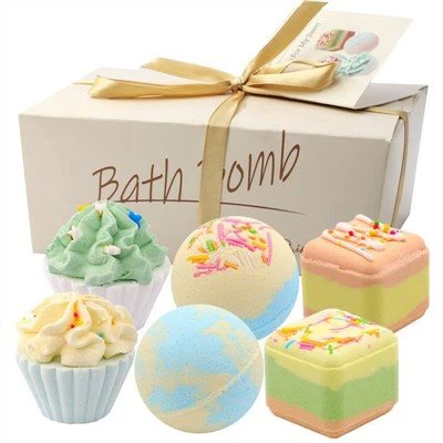 Bombas de baño en forma de cupcake